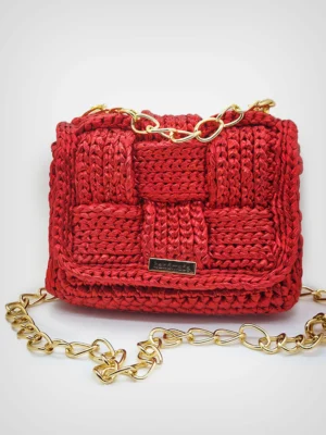 Crimson Elegance - Bolso de crochet - Woolly