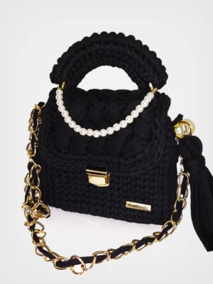 Midnight Pearls - Bolso de crochet - Woolly