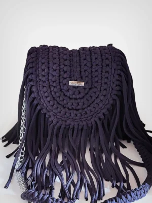 Nocturnal Elegance - Bolso de crochet - Woolly