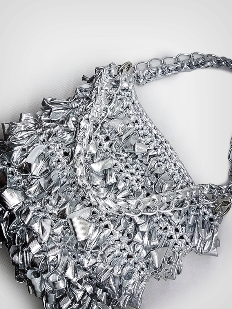 Silver Sparkle - Bolso de crochet - Woolly