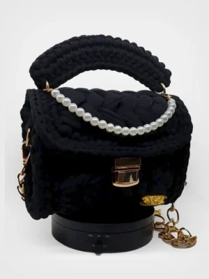 Onyx Gems - Bolso de crochet Woolly