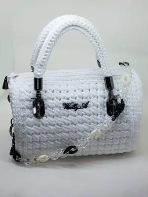 Snow Bloom - Bolso de crochet