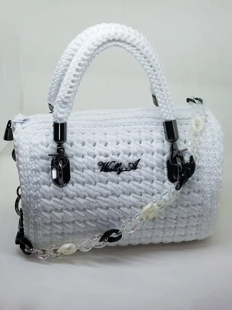 Snow Bloom - Bolso de crochet