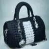 White Panda! - Bolso de crochet
