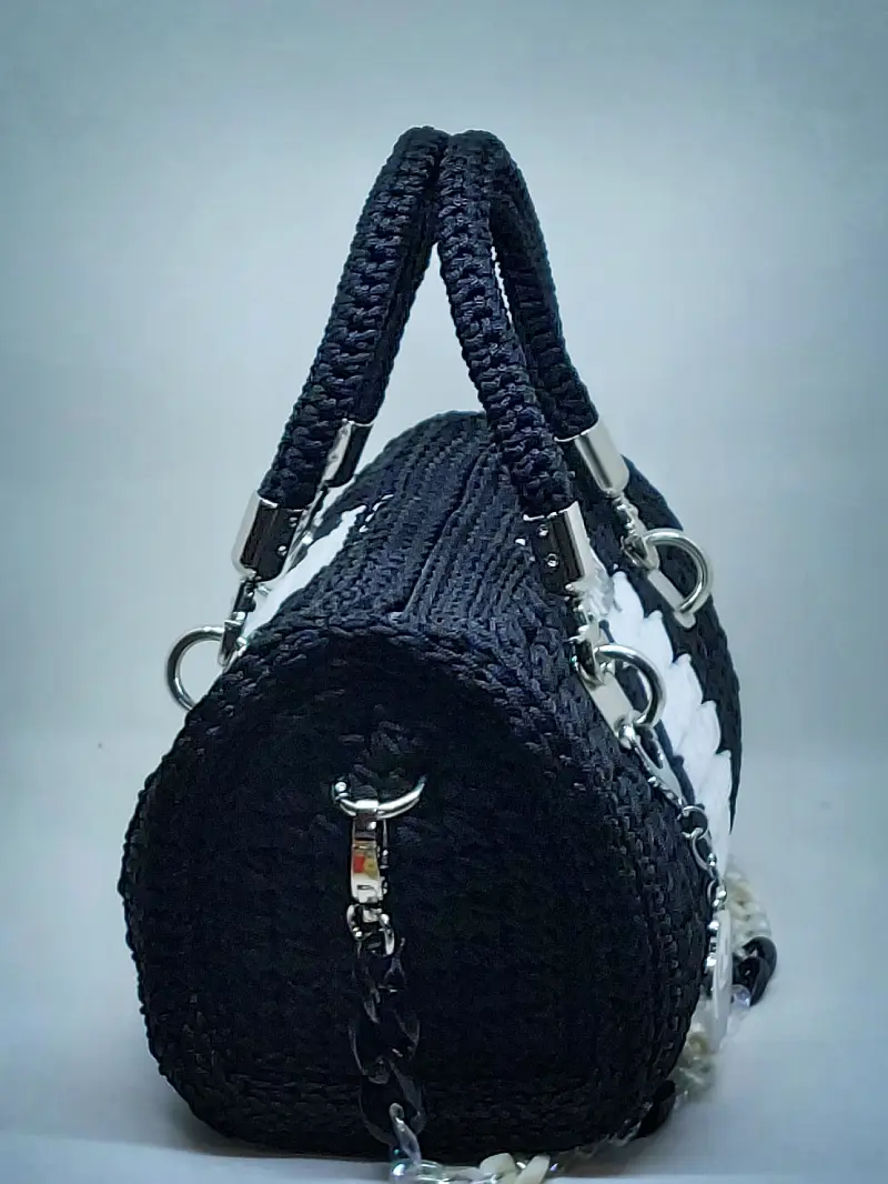 White Panda! - Bolso de crochet